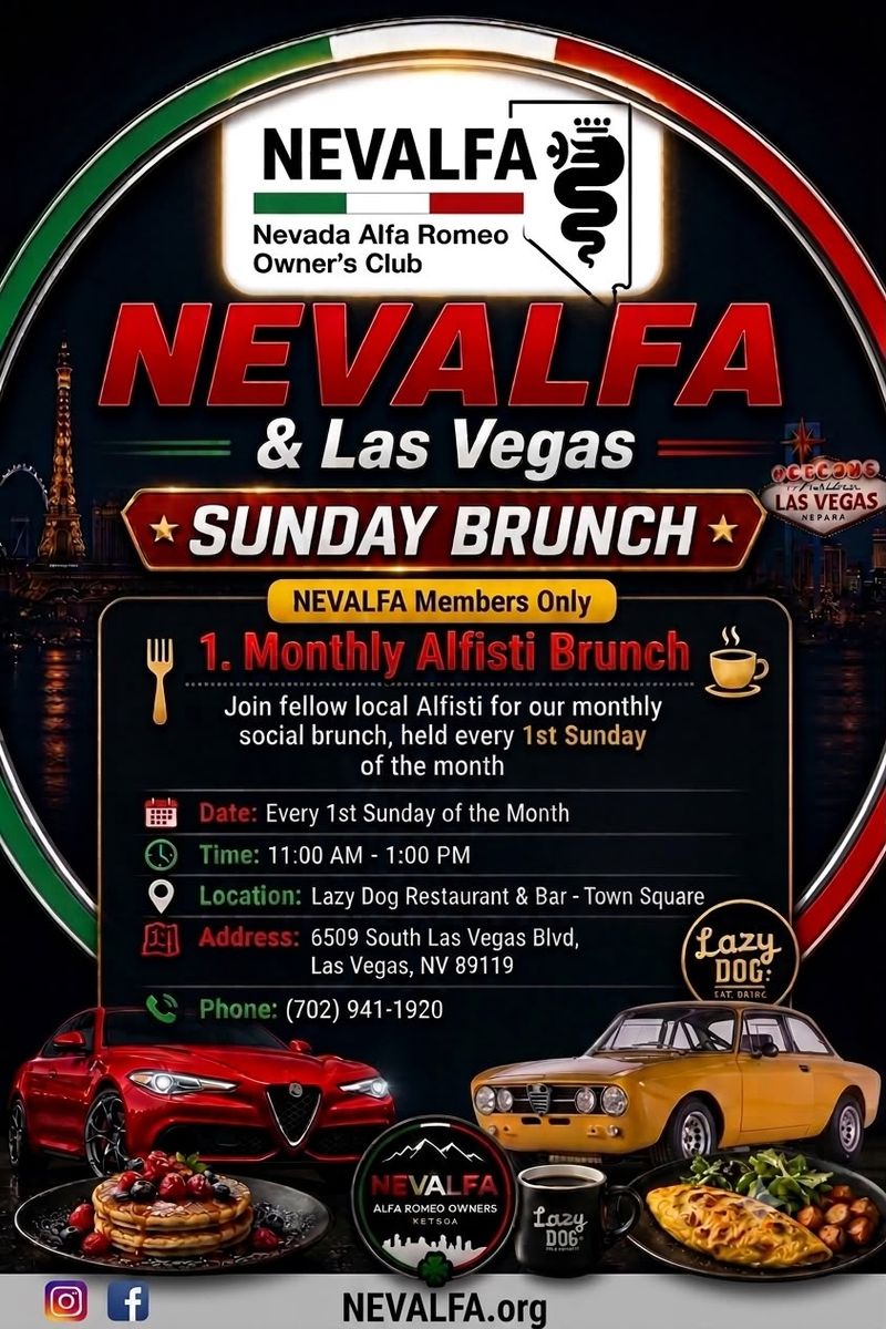 NEVALFA Sunday Brunch @ Lazy Dog